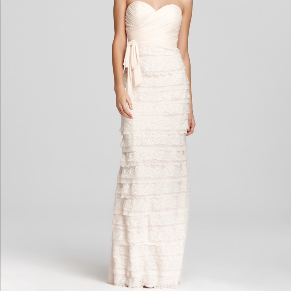 Badgley Mischka blush gown