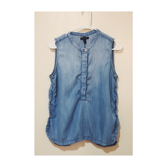 J. Crew Tops - J. Crew Chambray Top