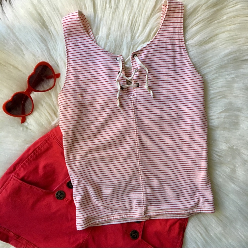 Hollister Pinstripe Tank Top
