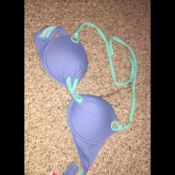 Victoria Secret Blue Bikini Top - Picture 1 of 1