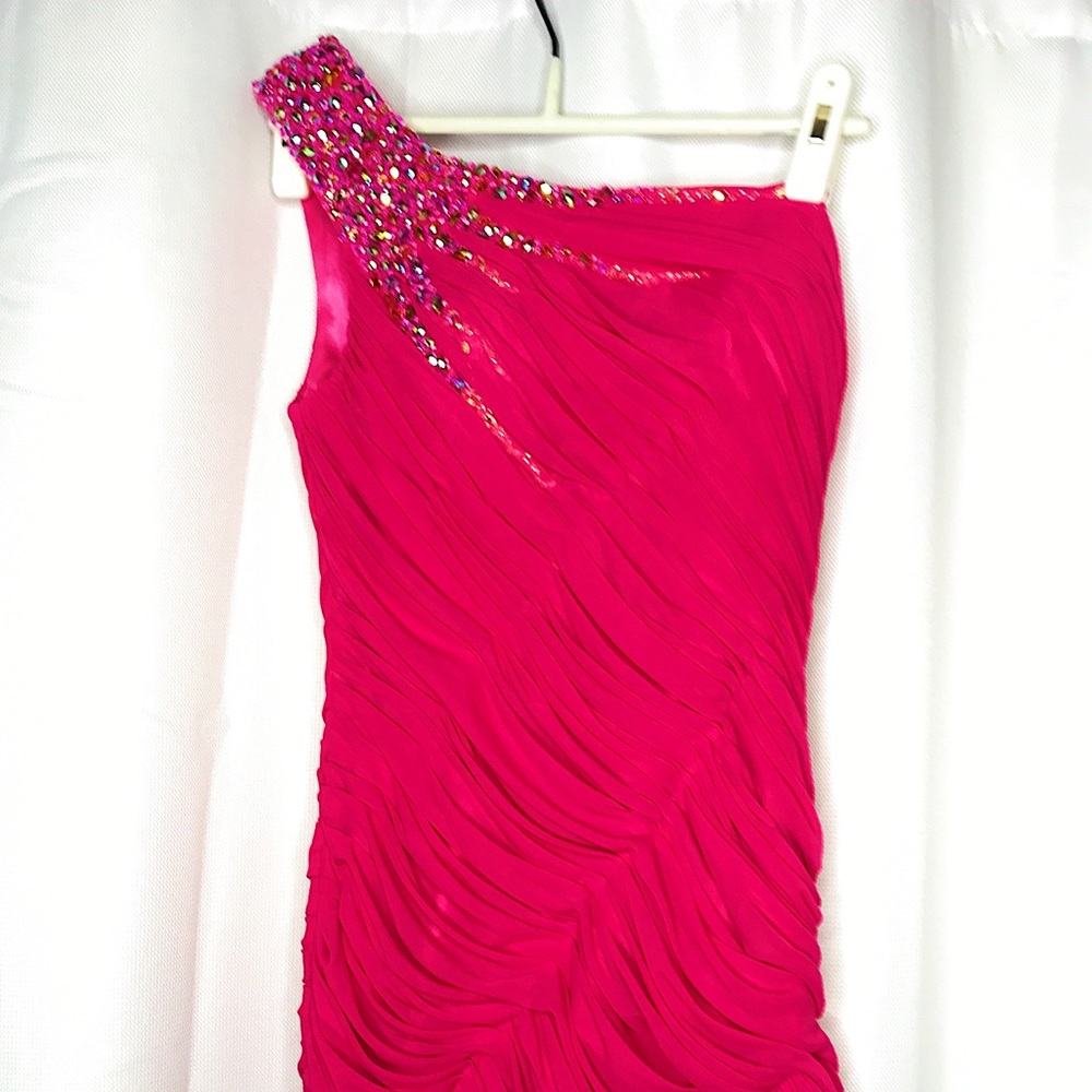 Pink La Femme Formal Dress!