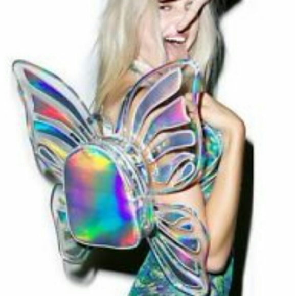 Handbags - Brand New Dollskill Holo Butterfly Mini Backpack