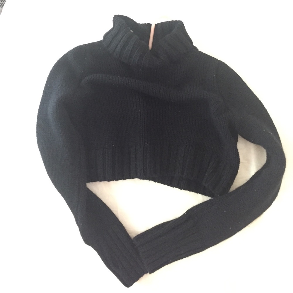 Tobi cropped turtleneck sweater
