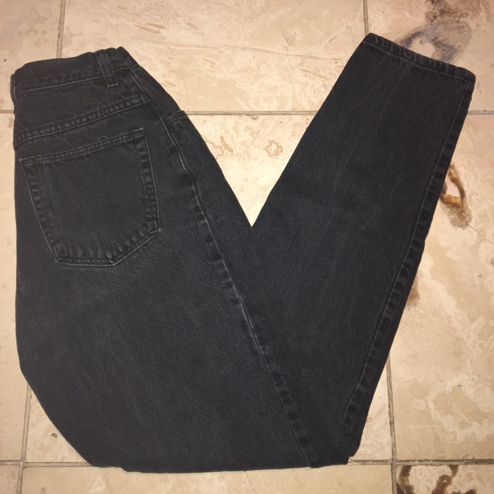 💥VINTAGE BLACK WRANGLER MOM JEANS
