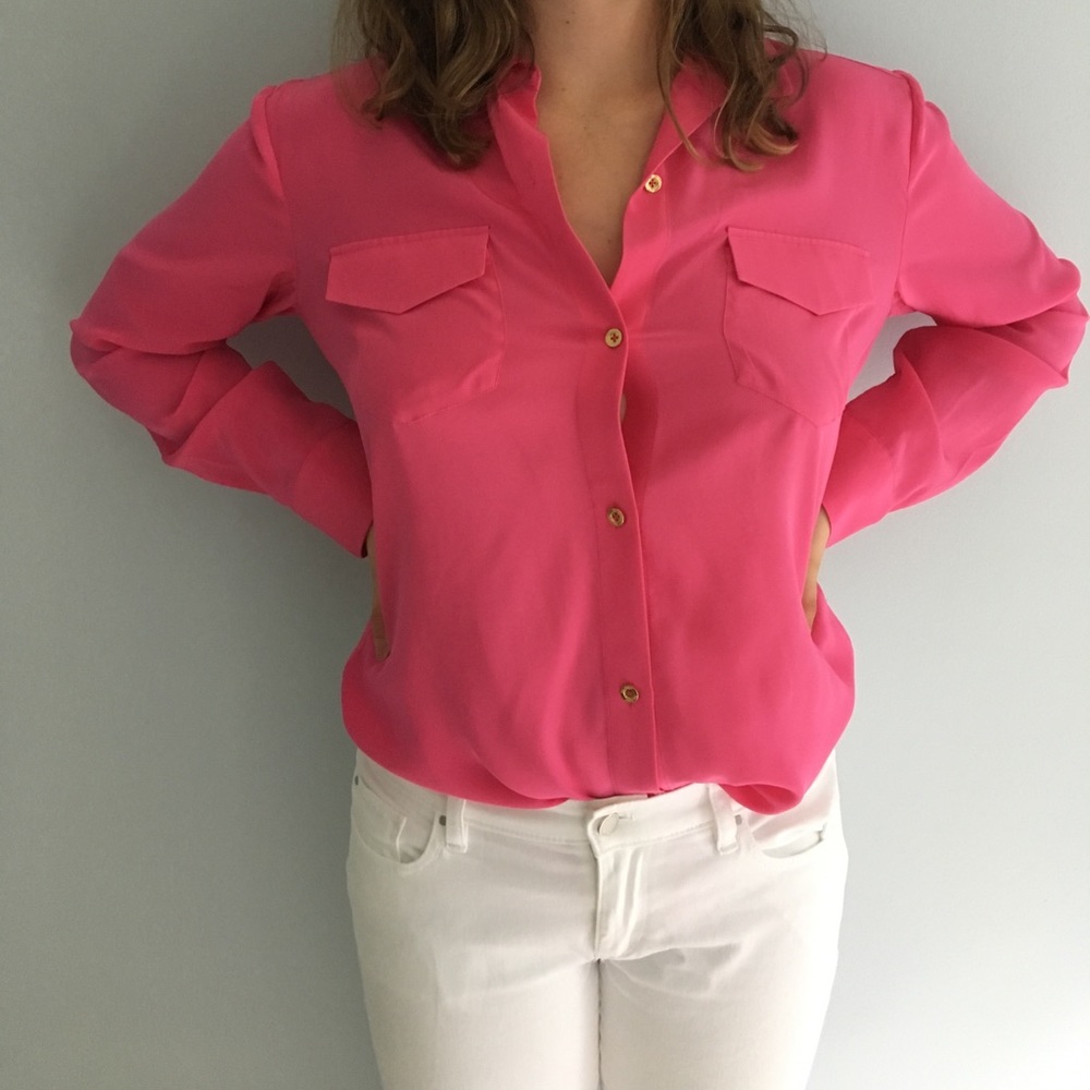 Chic Pink Lilly Pulitzer Blouse