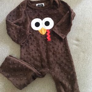 Unisex Thanksgiving turkey 🦃 romper 9-12m