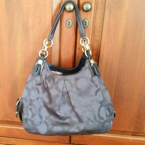 Coach Navy Blue Purse