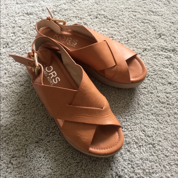 KORS Michael Kors Shoes - Michael Kors Beige summer platform sandal 8