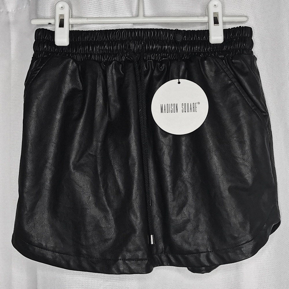 Black Leather Skirt
