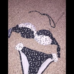Black and White Swimsuit
