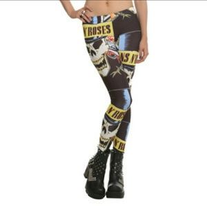 NWOT Hot Topic Guns N' Roses Leggings