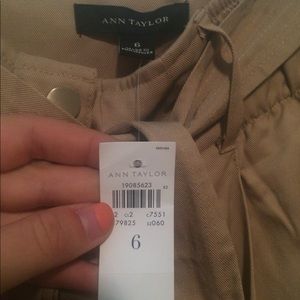 Ann Taylor Khaki Skirt