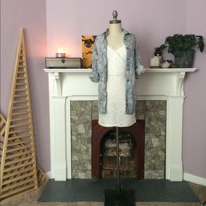 Romantic Lace Kimchi Blue Dress-White