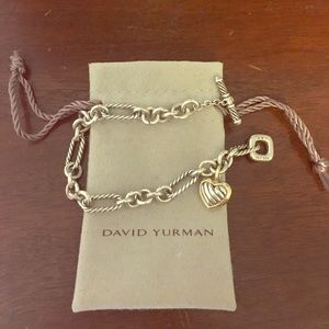 David Yurman heart bracelet.
