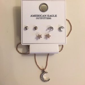 American Eagle Lunar 🌙 Necklace and Earring set