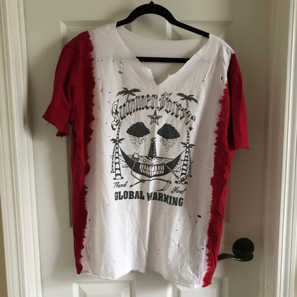 Distressed Tie Dye Shirt