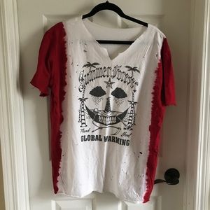 Distressed Tie Dye Shirt