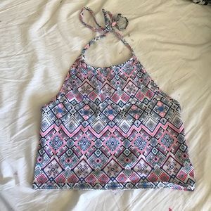 Aeropostale Women's Halter Crop Top