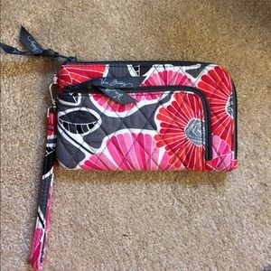 Pink/grey Vera Bradley wallet