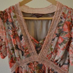 Anthropologie Floral Dress