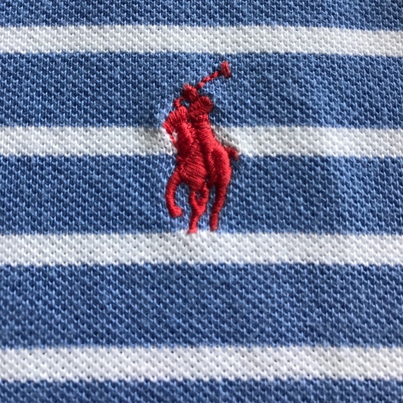 Blue striped polo Ralph Lauren polo - Picture 2 of 4