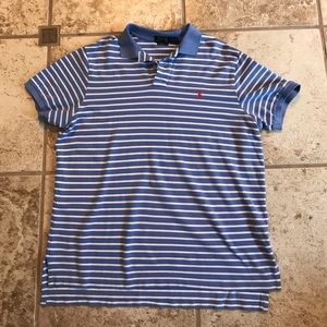 Blue striped polo Ralph Lauren polo