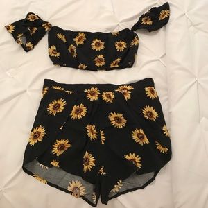 2 set sunflower piece !