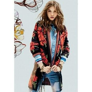 RARE Free People Flower Power Cardigan