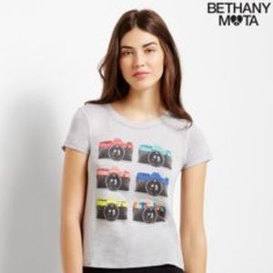 Geo Tie-Back Boxy Crop Top