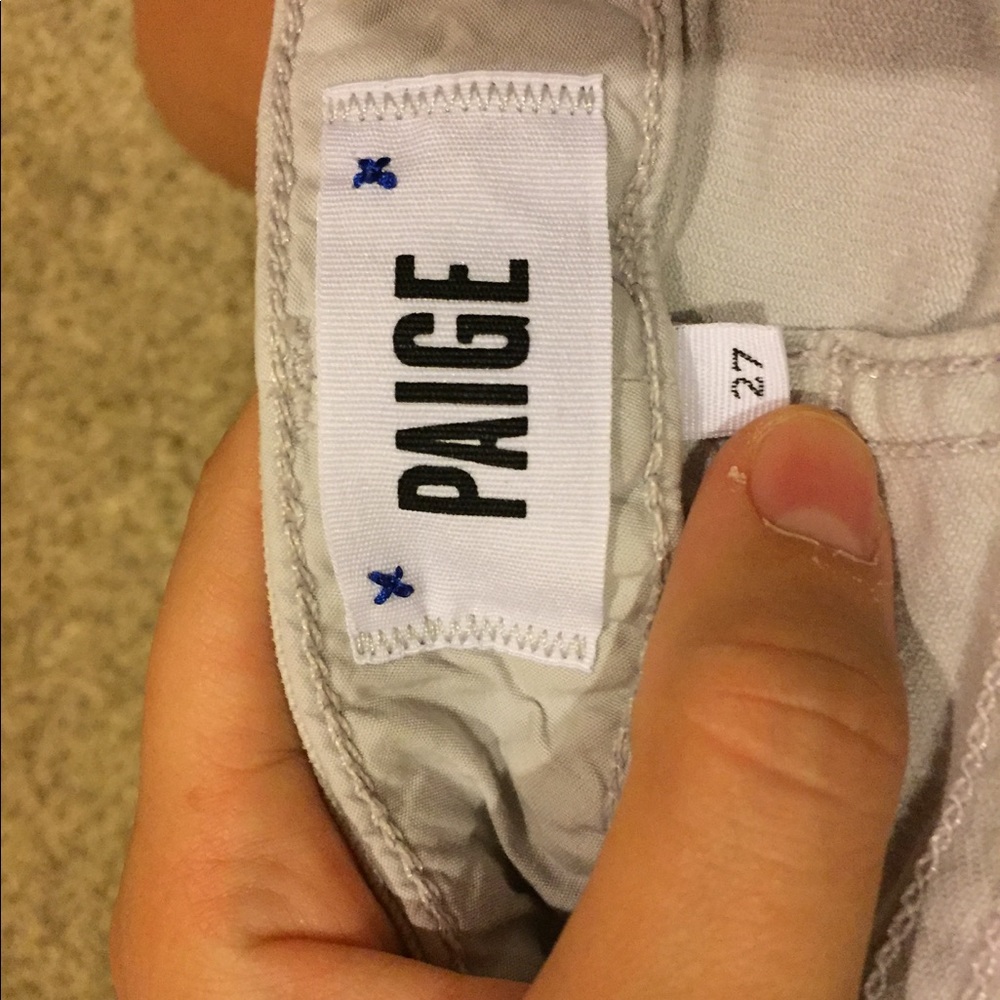 Off white Paige jeans