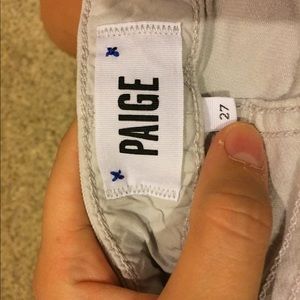 Off white Paige jeans