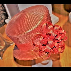 Beautiful Deep Coral Cloche