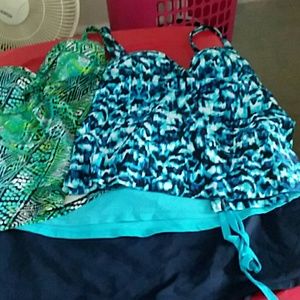 WOMEN'S SWIMSUIT 4 PIECES TANKINI