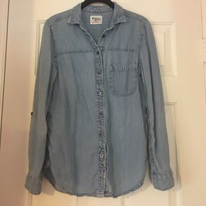 Anthropologie Chambray blouse