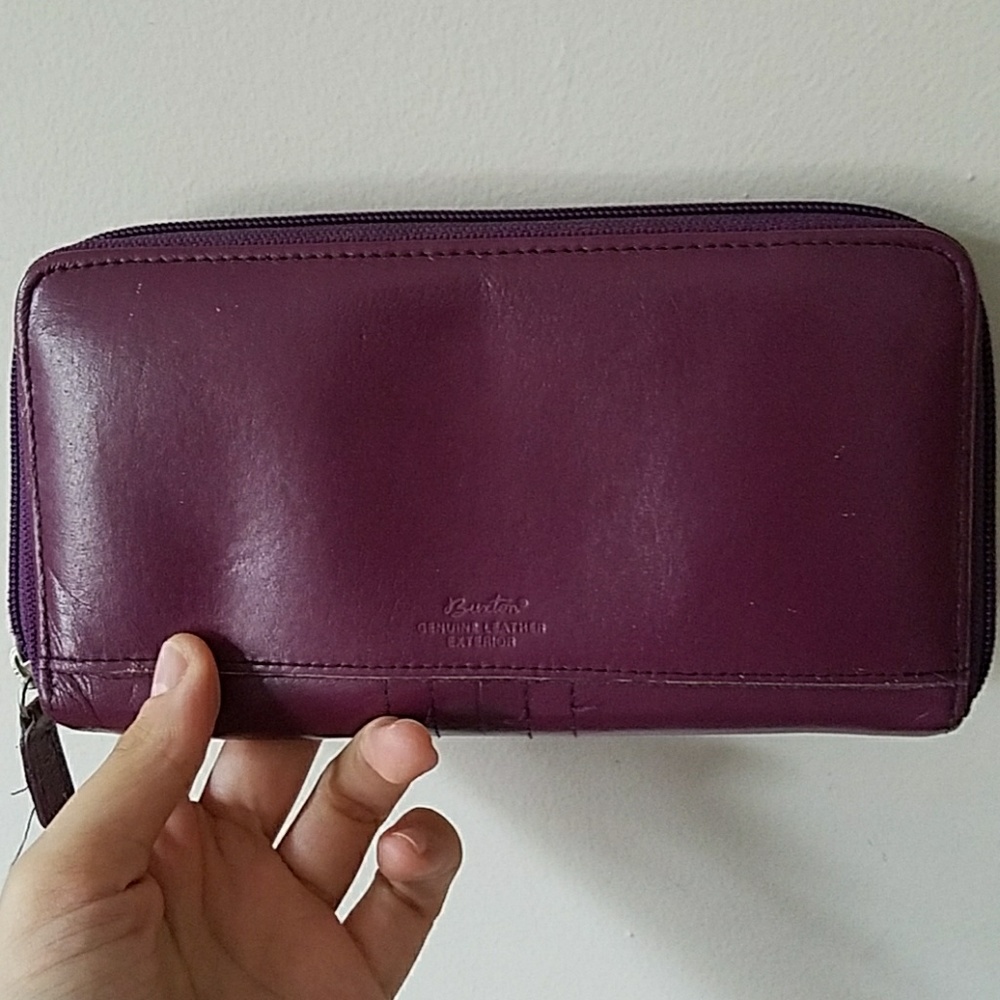 Purple Buxton leather wallet!