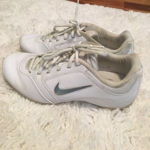 White Nike Cheer Sneakers