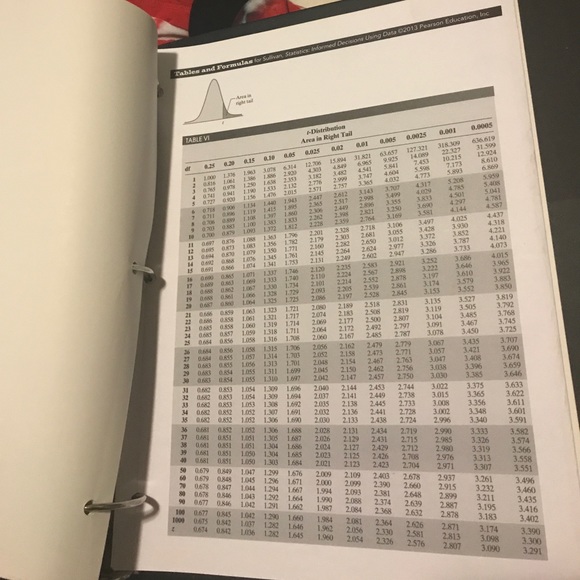 Fourth edition, statistics, Sullivan - Picture 3 of 4