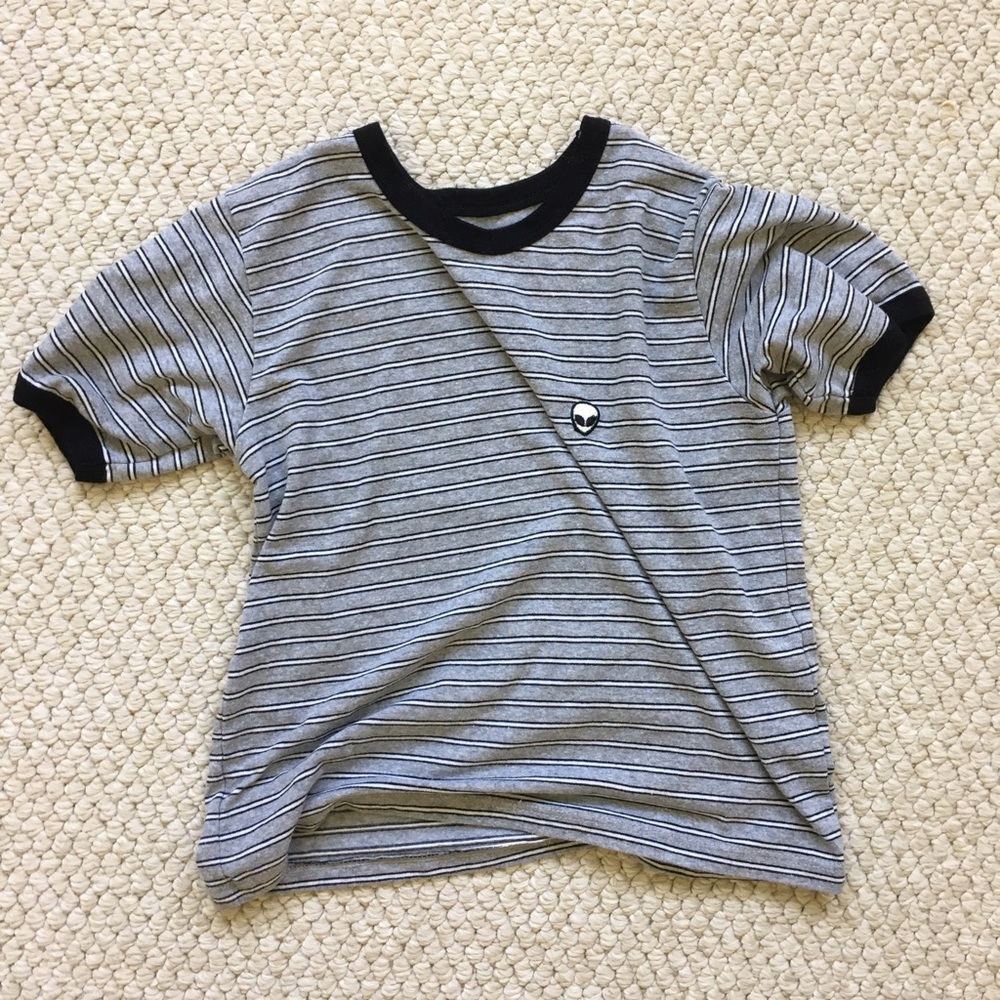 Brandy Melville Alien Striped Top