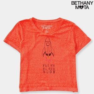 Bethany Mota Fly Me to the Moon Crop Top