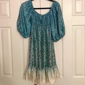 Betsey Johnson Silk Floral Dress