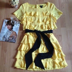 ✨H&M Yellow Cocktail Dress