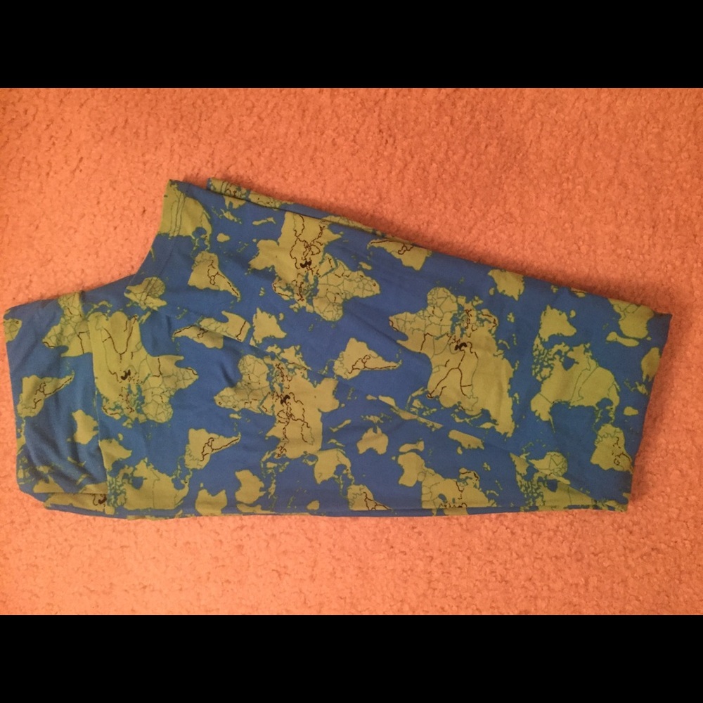 Lularoe map leggings- OS