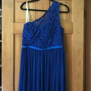 Davids Bridal Royal Blue Dress