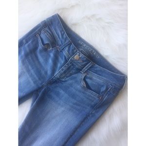 SOLD AEO Blue Denim Boot Cut Jeans