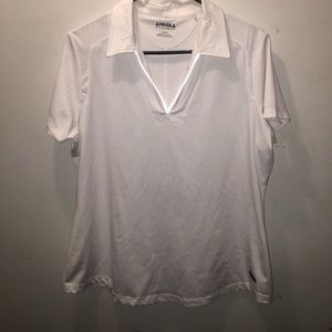 White golf 🏌 shirt