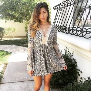 Free People Once Upon a Summertime boho romper✨🌼