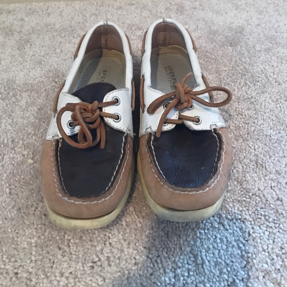 Multi colored Sperry Topsiders