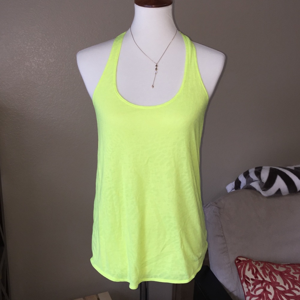 UA knotted racerback tank