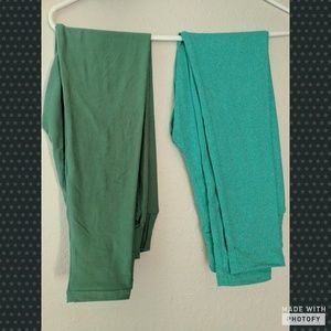 NWOT **TWO PAIRS OF LULAROE TWEEN LEGGINGS**