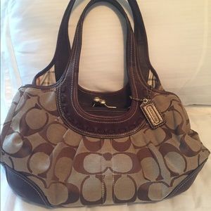 Coach Pleated Ergo Satchel